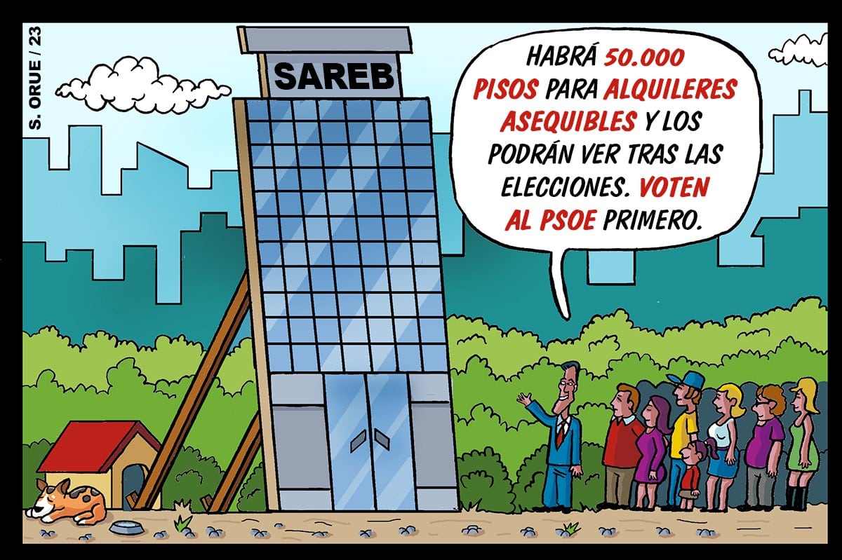 El último engaño de Sánchez: la Sareb apenas tiene 9.000 viviendas listas