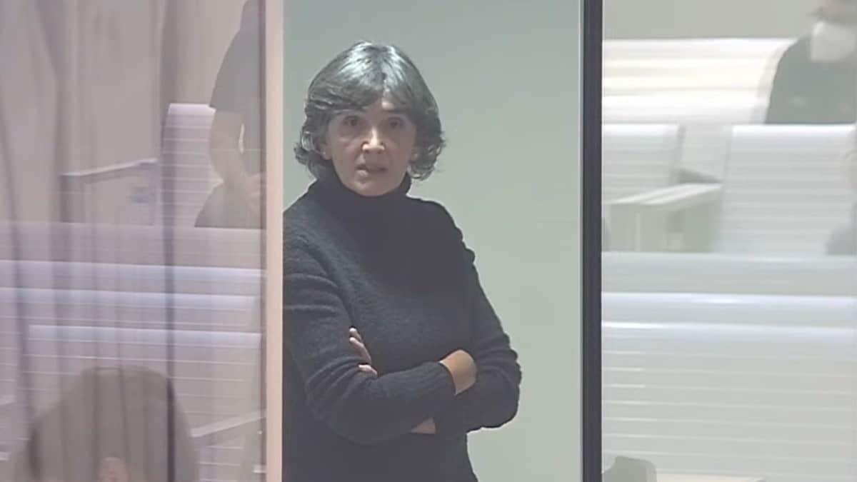 María Soledad Iparraguirre en el juicio por su colaboración en un atentado del 94 en Getxo. Europa Press