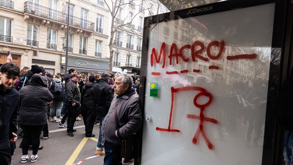 Protestas en Francia por la reforma de las pensiones. Europa Press