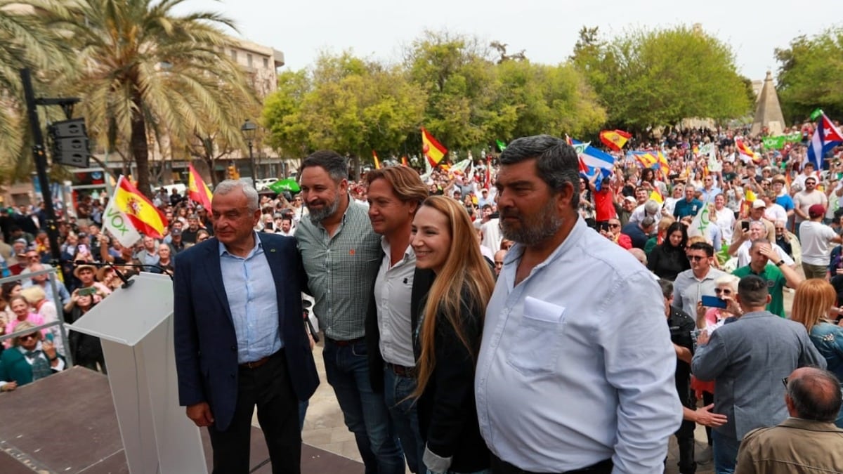 Santiago Abascal, en Mallorca: «Han convertido Baleares en una colonia de Cataluña»