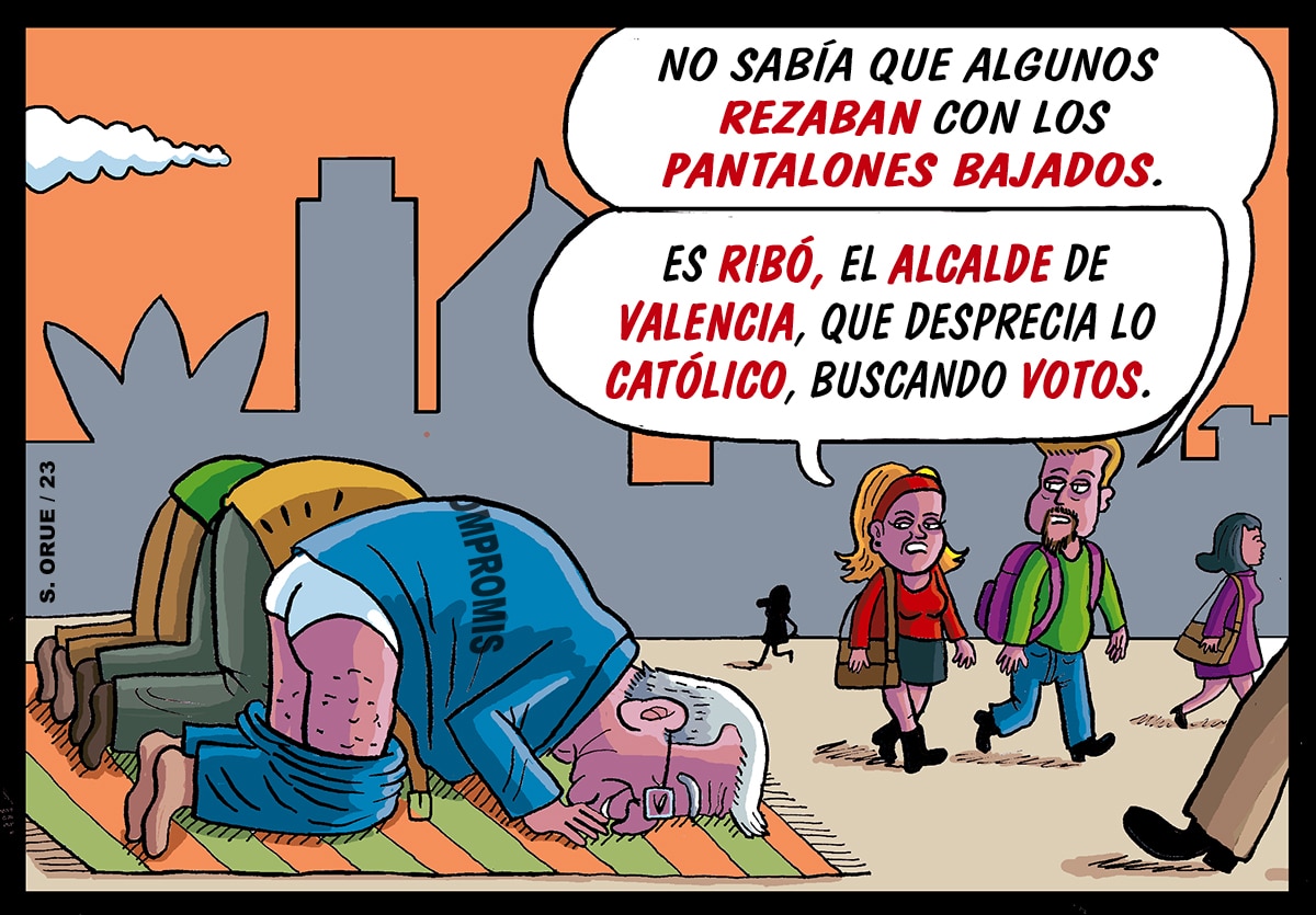 El alcalde de Valencia presume de celebrar el Ramadán mientras esconde a la Patrona en un almacén