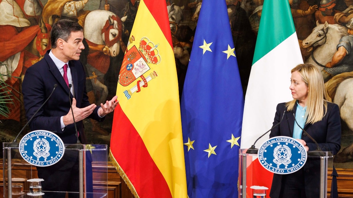 Sánchez asegura ante Meloni que los objetivos de España e Italia están «alineados» y cita la «inmigración irregular»
