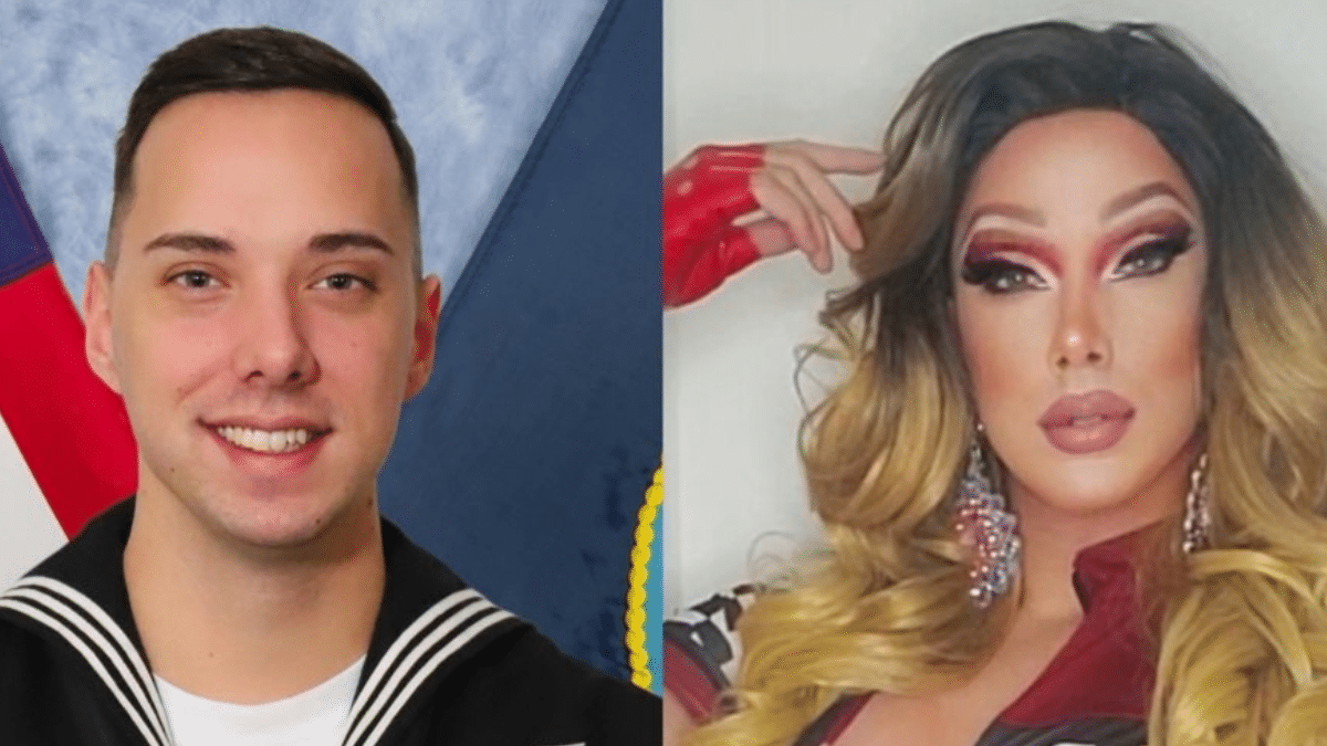 La Marina de EEUU utiliza a un ‘drag queen’ como imagen para atraer nuevos reclutas