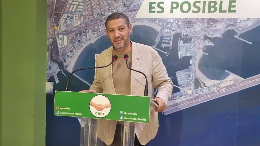 El líder de Coalición por Melilla, Mustafa Aberchán. Europa Press
