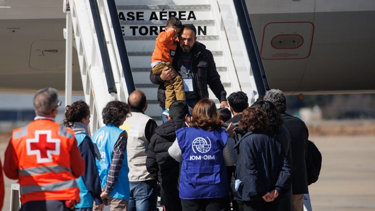 Varios refugiados sirios proveniente de Turquía. Europa Press