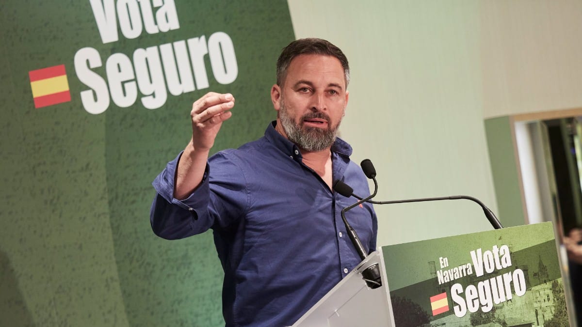 Abascal anima en Pamplona a defender la «españolidad» de Navarra