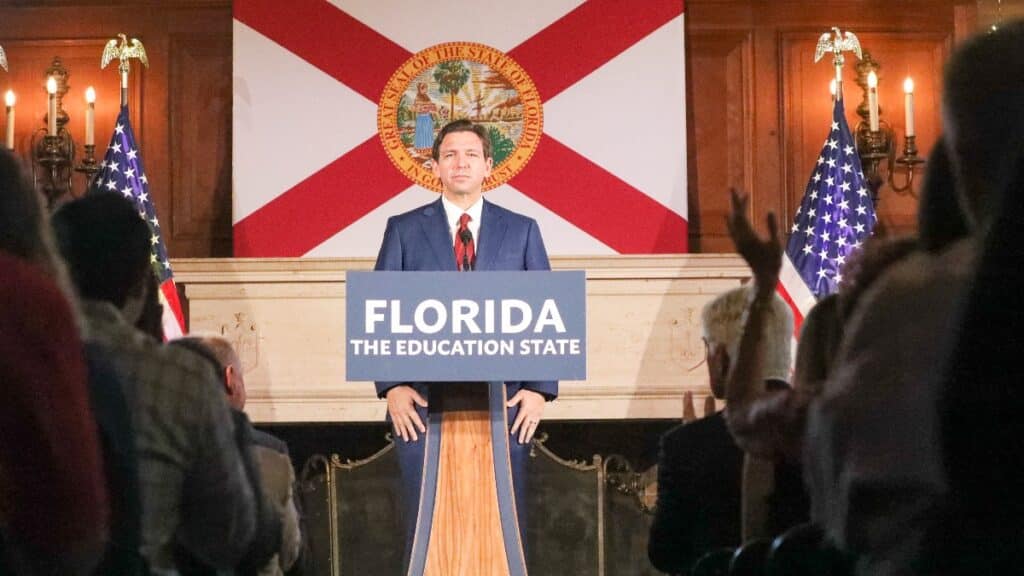 El gobernador republicano de Florida, Ron De Santis