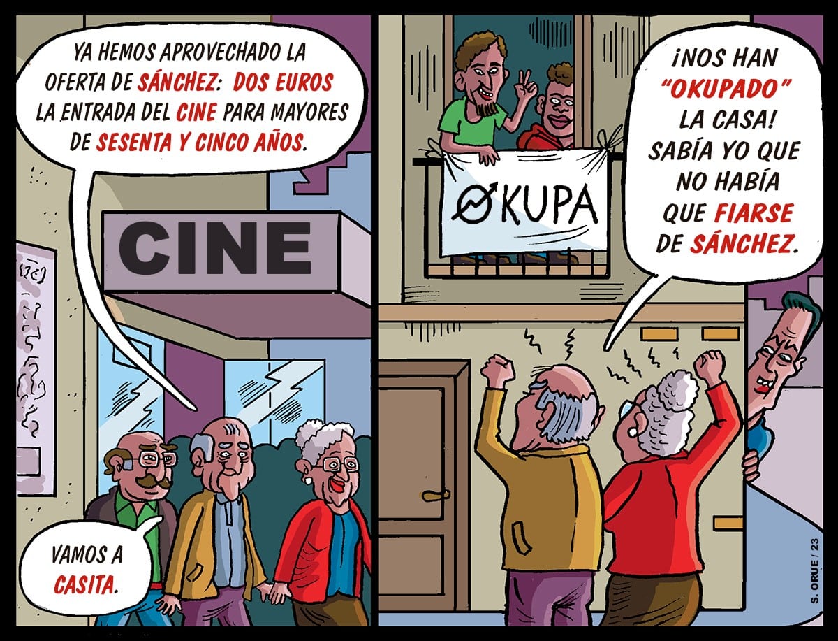 Sánchez se lanza a por los jubilados: el cine les costará dos euros los martes