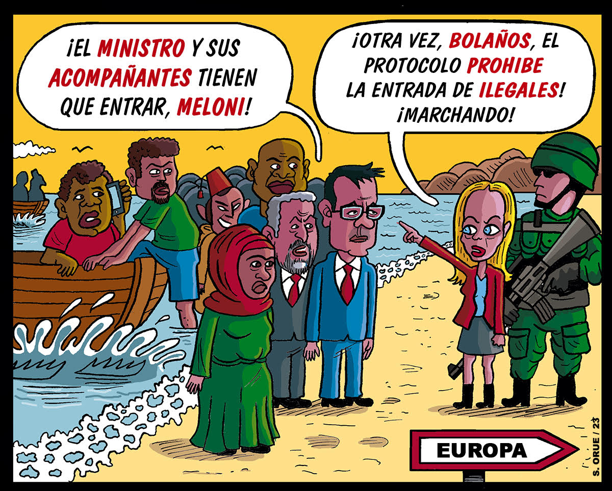 Meloni reclama a Bruselas un cambio en política migratoria: «Todas las fronteras exteriores deben ser defendidas»