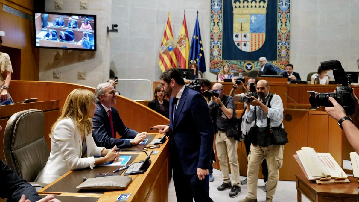 La presidenta de las Cortes de Aragón comienza este jueves su ronda de contactos con los portavoces de los partidos autonómicos