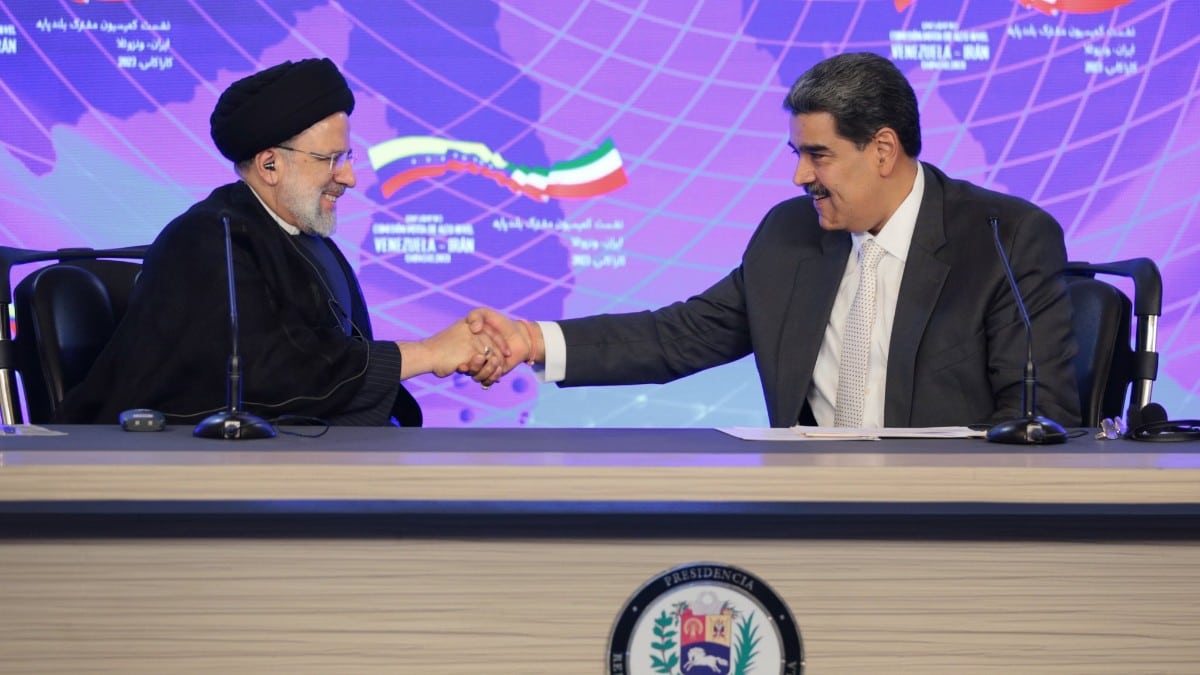 El presidente de Irán se reúne con Maduro en Caracas: «Tenemos intereses y enemigos comunes»