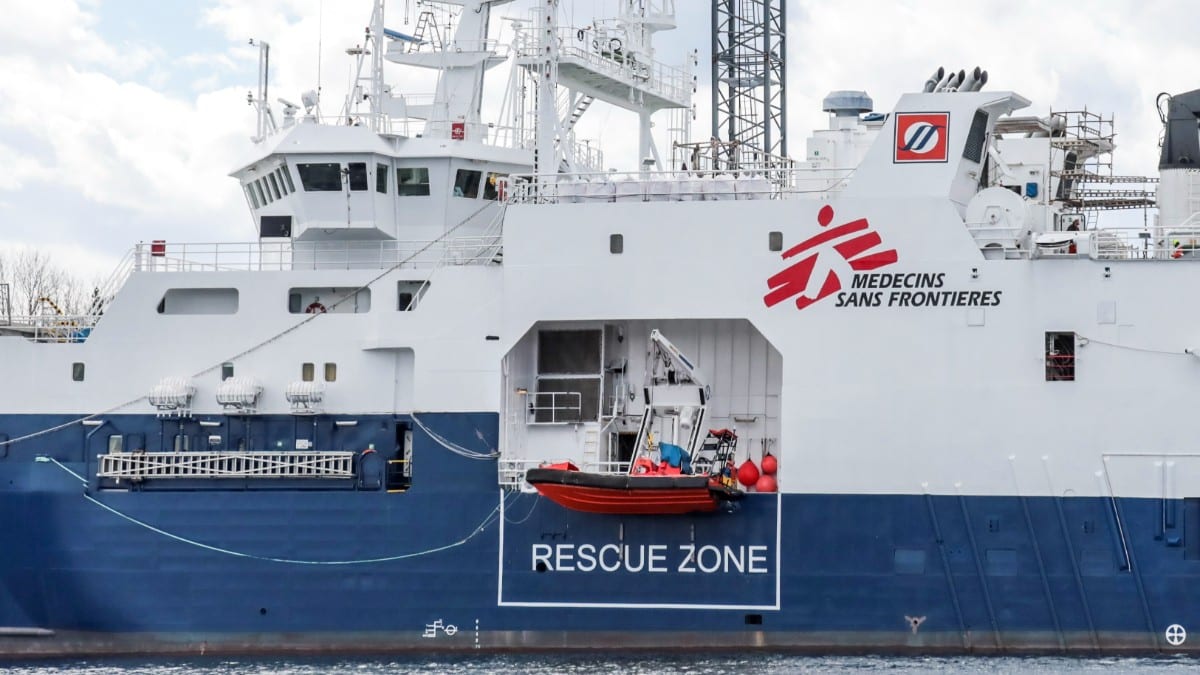 El buque Geo Barents de Médicos Sin Fronteras. Europa Press