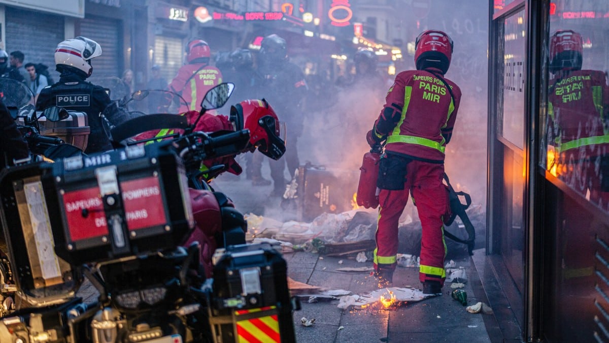 Disturbios en Francia. Europa Press