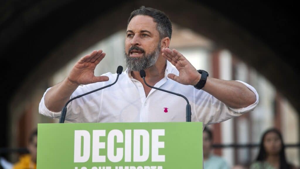 El presidente de VOX, Santiago Abascal. Europa Press