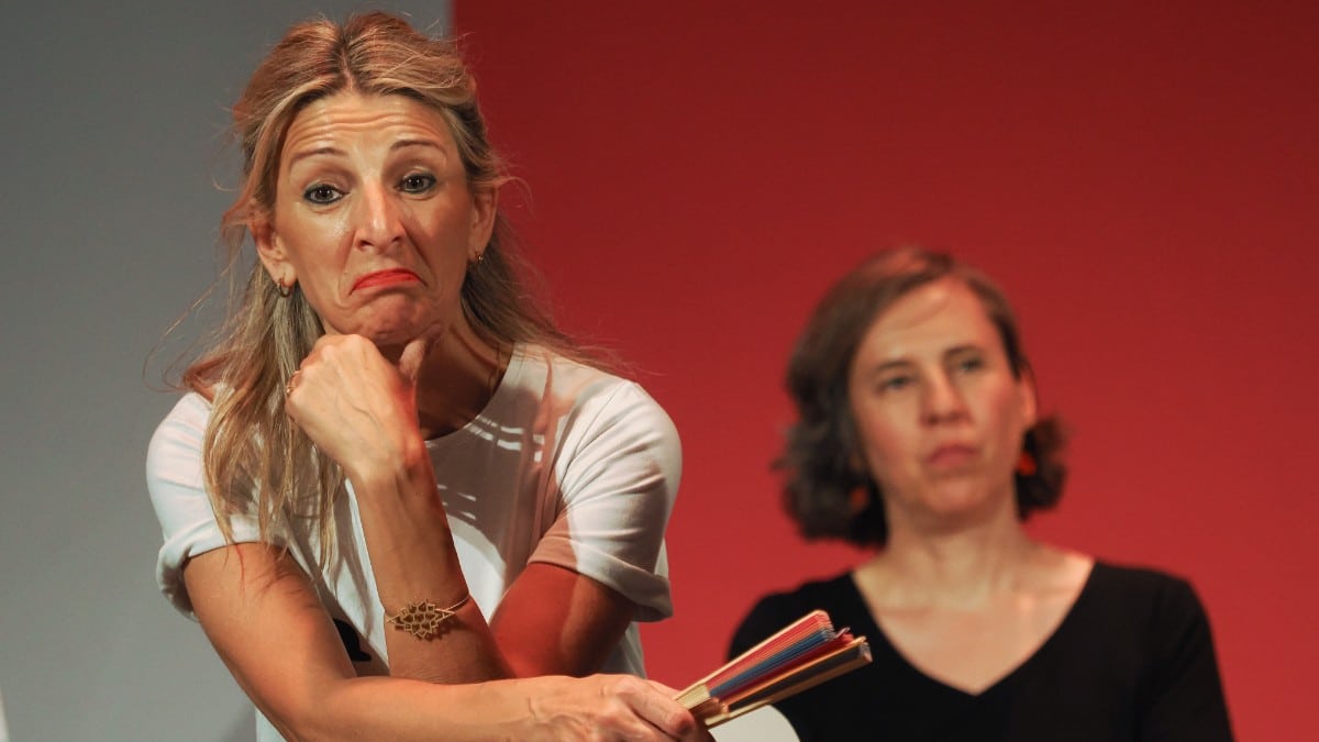 La candidata de Sumar, Yolanda Díaz. Europa Press