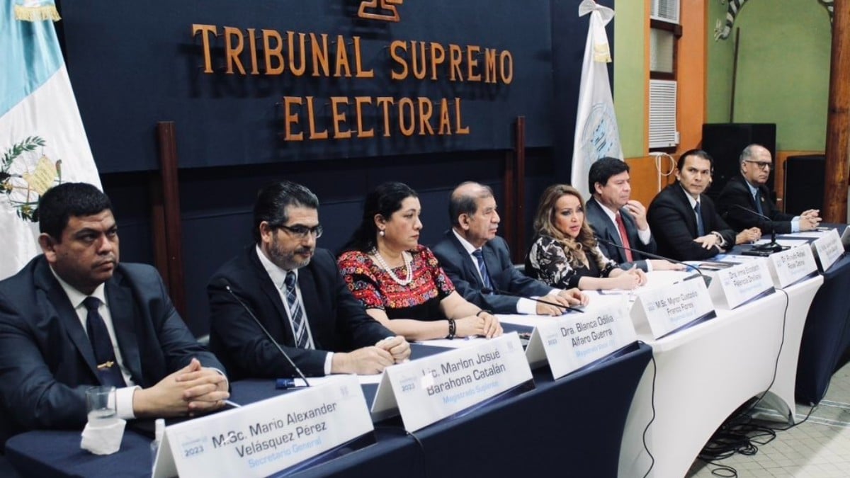 Miembros del Tribunal Supremo Electoral en Guatemala. Europa Press