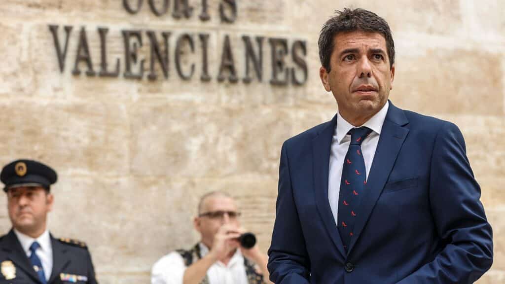 El presidente de la Generalidad valenciana, Carlos Mazón. Europa Press