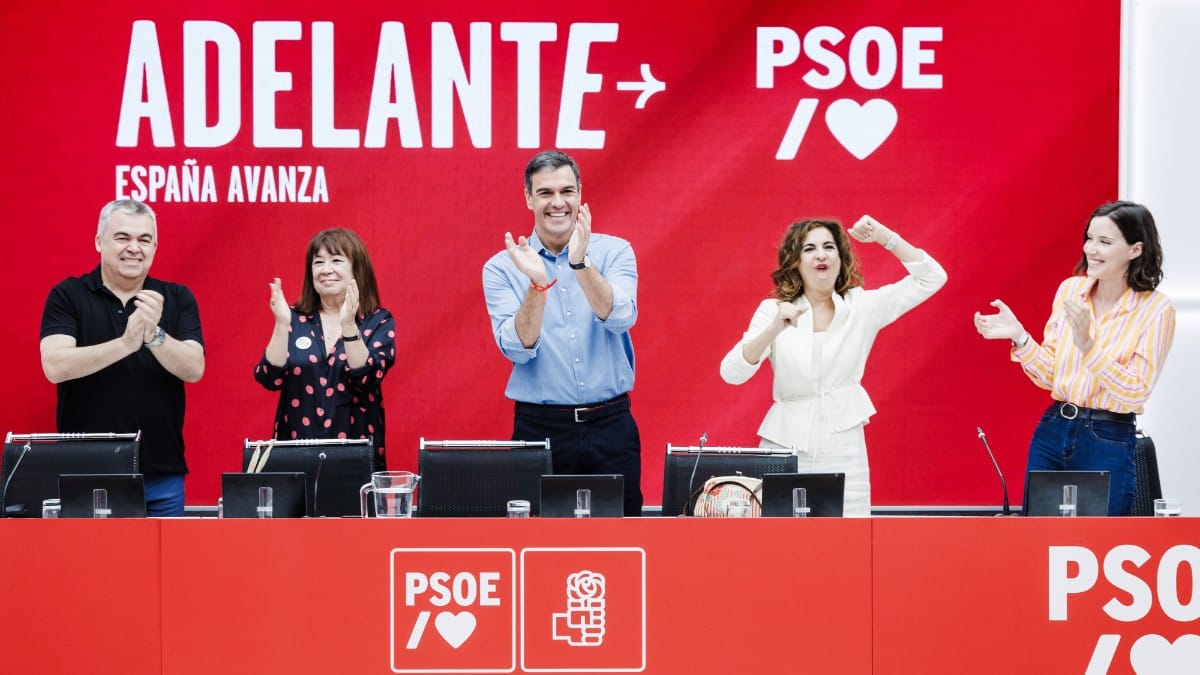 Comisión Ejecutiva Federal del PSOE tras las elecciones generales del 23J. Europa Press