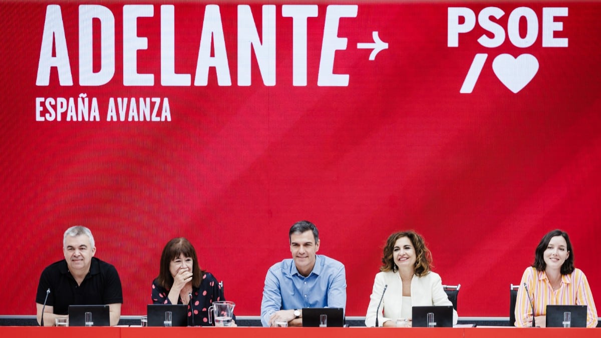 Reunión de la Comisión Ejecutiva Federal del PSOE tras las elecciones generales del 23J. Europa Press