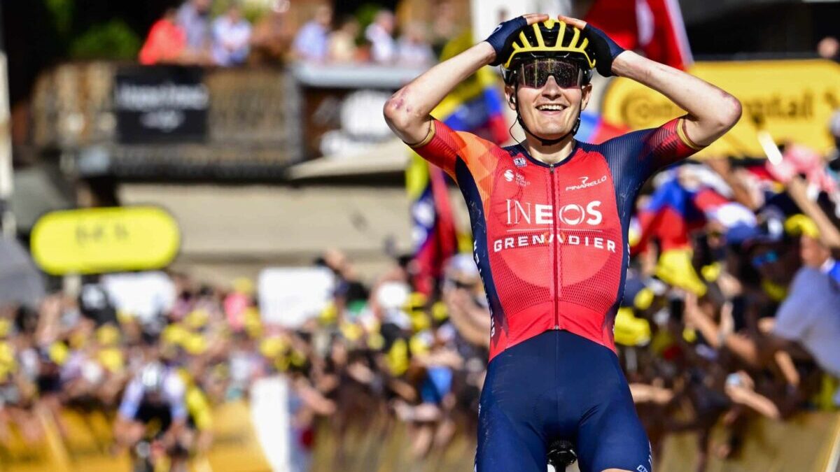 Un colosal Carlos Rodríguez gana la etapa reina del Tour de Francia y se coloca tercero en la clasificación general