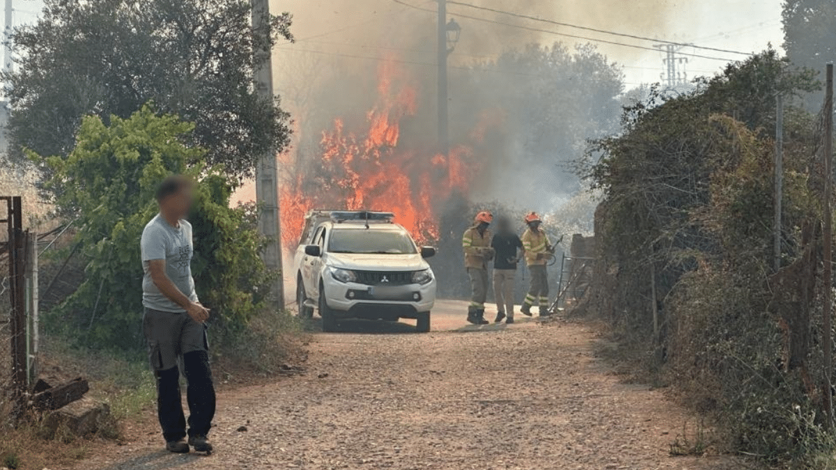 La Guardia Civil detiene al presunto autor de los incendios forestales registrados en julio en Cáceres
