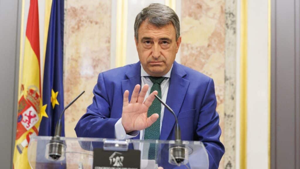 El portavoz del PNV en el Congreso, Aitor Esteban. Europa Press