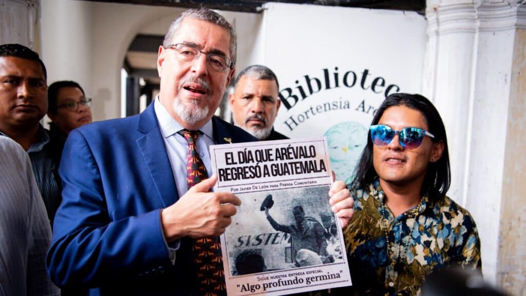 Bernardo Arévalo, candidato del Movimiento Semilla. Europa Press