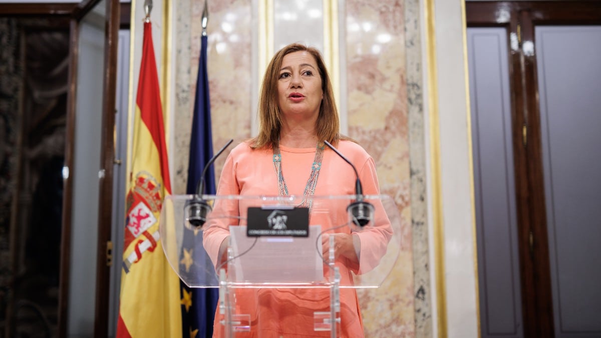 La presidenta del Congreso, Francina Armengol. Europa Press