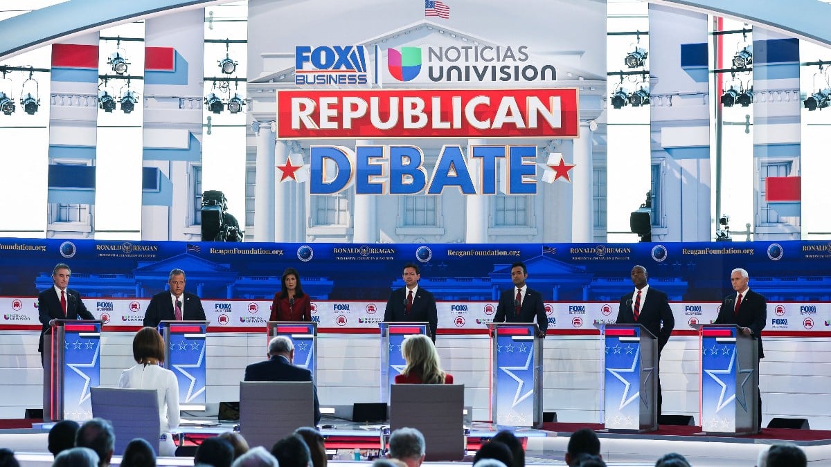 Trump protagoniza el segundo debate presidencial de los republicanos… sin asistir