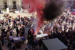 Agresión a S'ha Acabat! en le UPF.