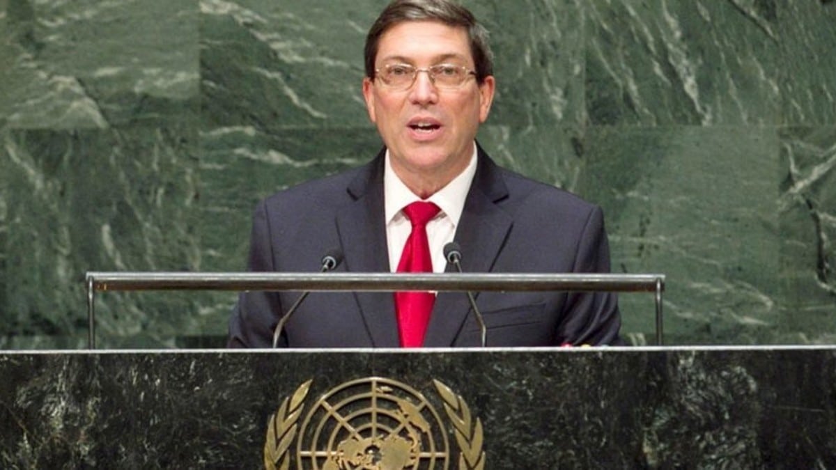 El ministro de Exteriores de Cuba, Bruno Rodríguez. Europa Press