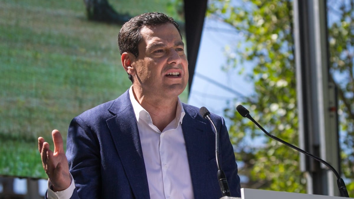 El presidente de la Junta de Andalucía, Juanma Moreno Bonilla. Europa Press