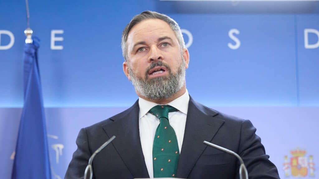 El líder de VOX, Santiago Abascal. Europa Press