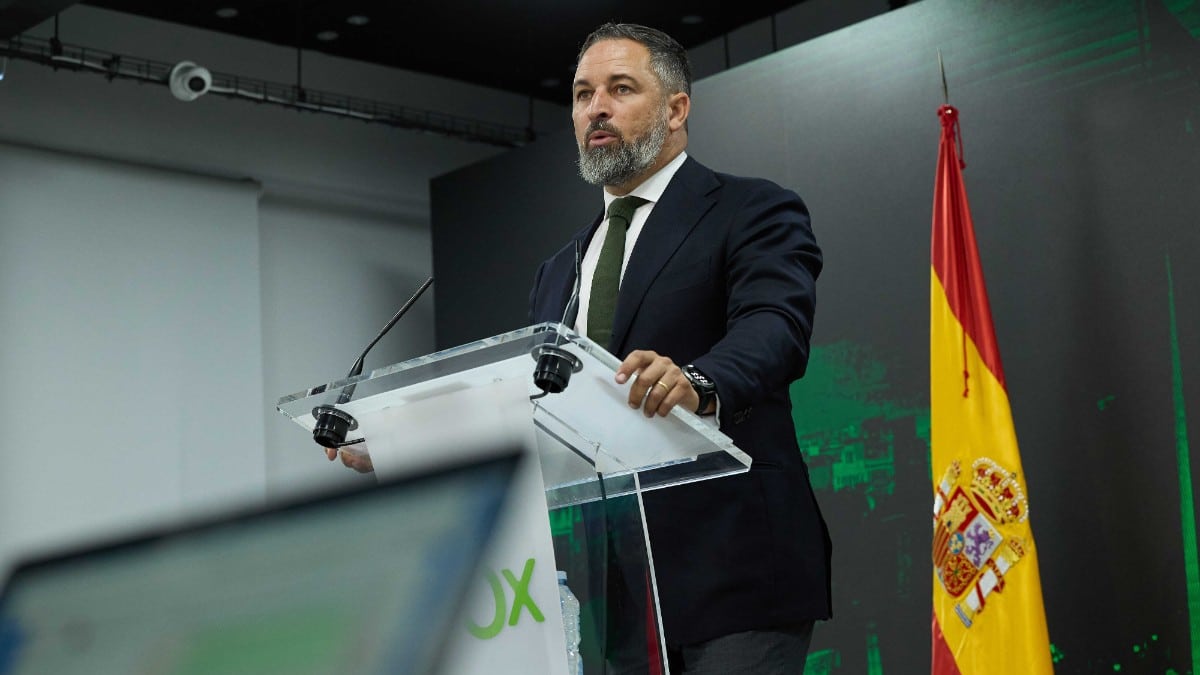 El presidente de VOX, Santiago Abascal. Europa Press