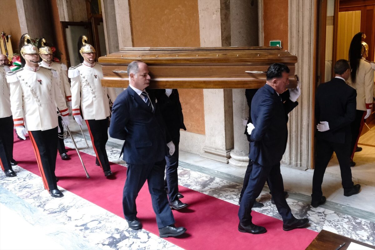La Cámara de Diputados italiana acoge el funeral de Estado del expresidente Giorgio Napolitano