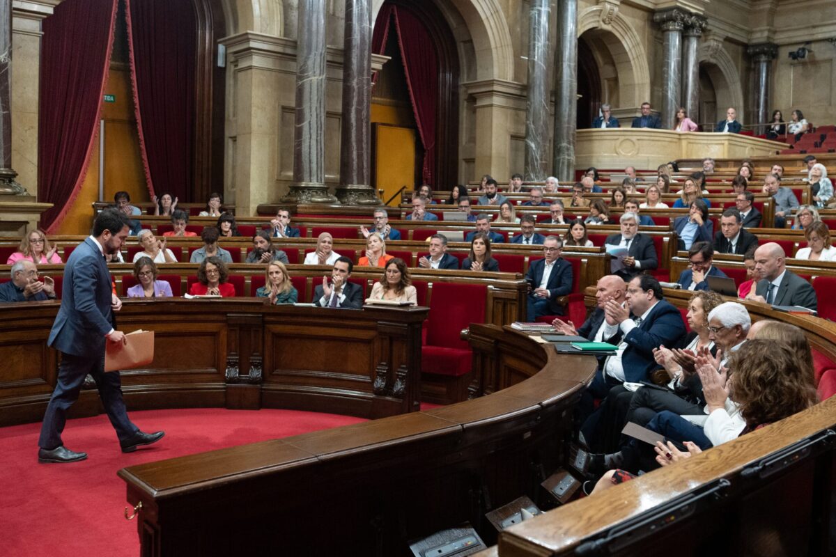 El presidente de la Generalitat de Cataluña, Pere Aragonés. Europa Press