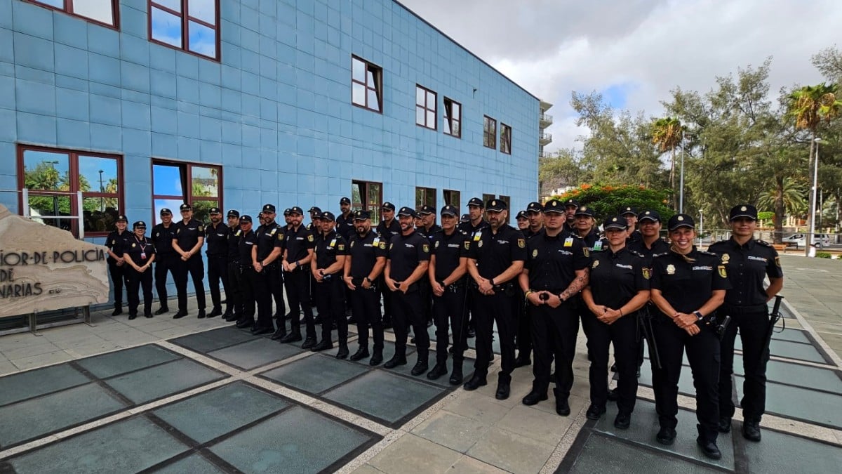 Agentes incorporados a la Jefatura Superior de Policía de Canarias - Fuente: Policía Nacional