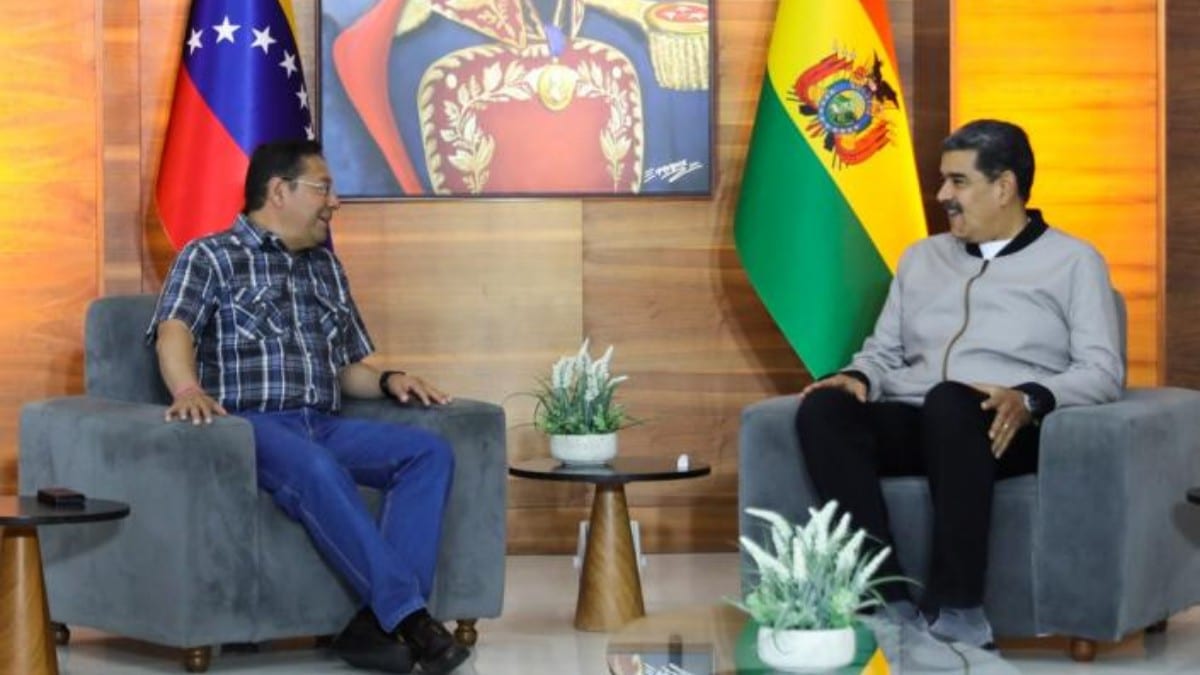 Maduro se reúne con Arce en Caracas para «seguir entrelazando voluntades»