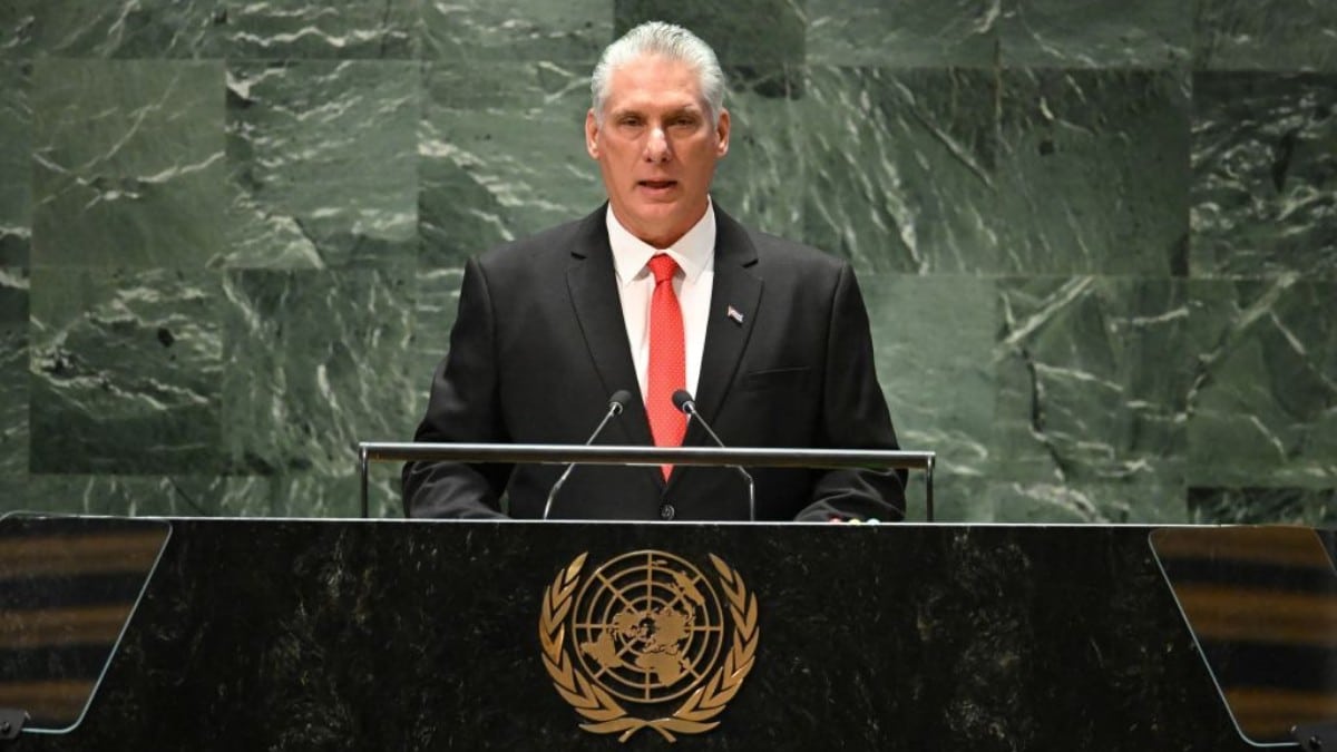 Díaz-Canel se queja en la Asamblea General de la ONU de la «guerra económica» contra Cuba