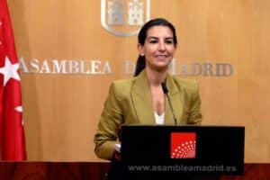 La portavoz de VOX en la Asamblea de Madrid, Rocío Monasterio.