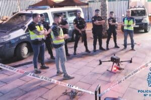 Agentes en Melilla. Europa press.
