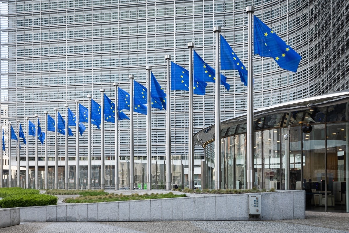 Banderas europeas en Bruselas. Europa Press.