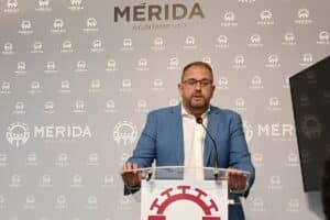 El alcalde de Mérida, Antonio Rodríguez Osuna, en una imagen reciente. Europa Press.