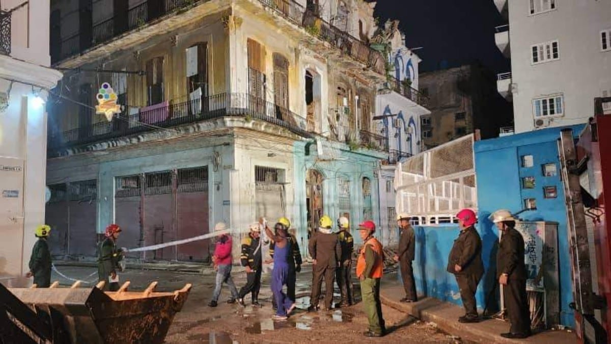 Al menos dos muertos tras el derrumbe de un edificio en La Habana