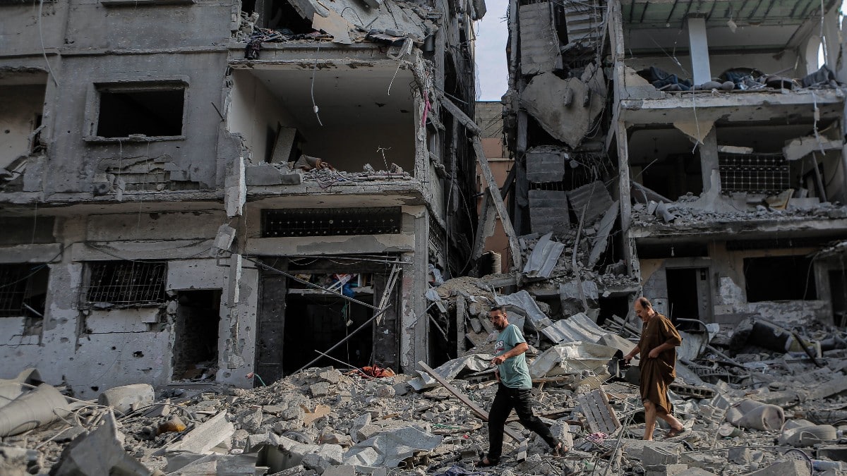 Elevan a más 1.500 el número de muertos por los bombardeos israelíes contra la Franja de Gaza
