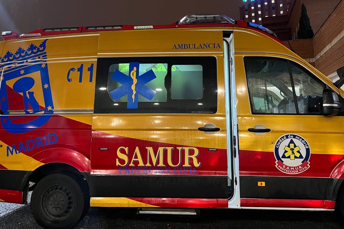 Ambulancia del Samur. Europa Press.