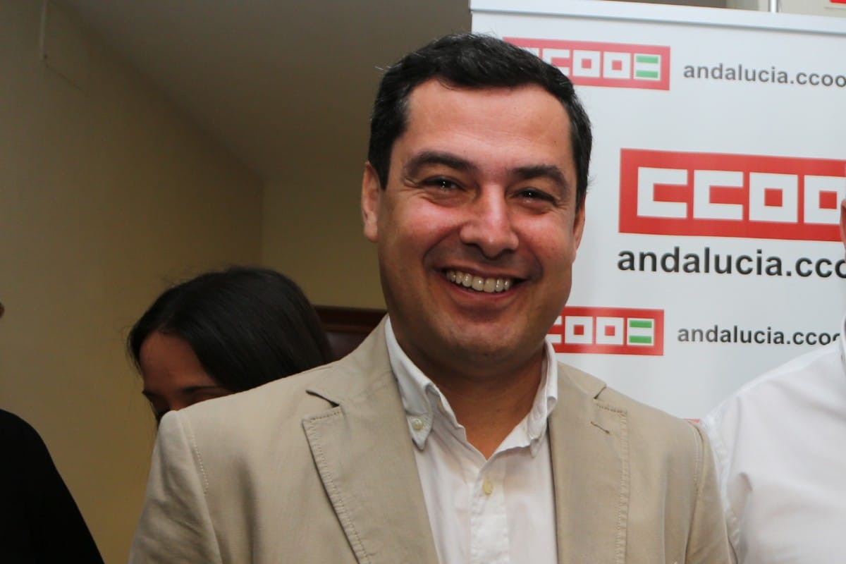 El presidente de la Junta de Andalucía, Juanma Moreno. Europa Press
