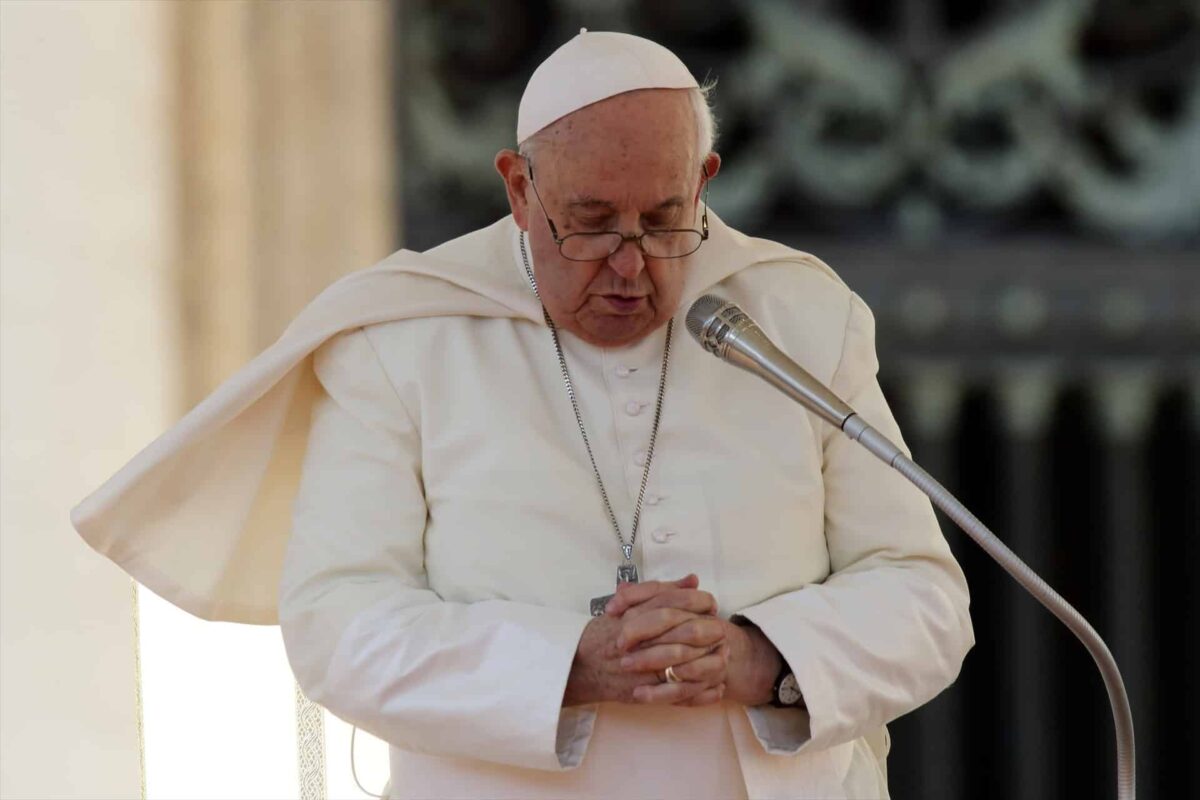 El Papa se reúne con familiares de rehenes israelíes y palestinos de Gaza: «Esto es terrorismo»
