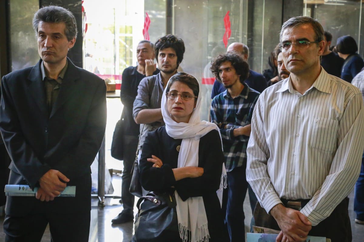 La destacada abogada Nasrín Sotudé, una de las detenidas por participar en el funeral. Europa Press.