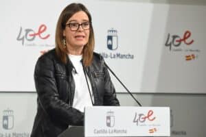 La portavoz del Gobierno regiona, Esther Padilla. Europa Press.